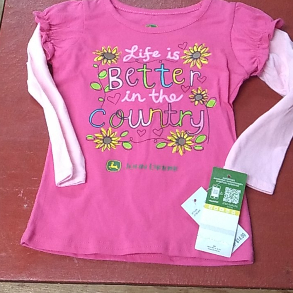 John Deere  Girls Shirt